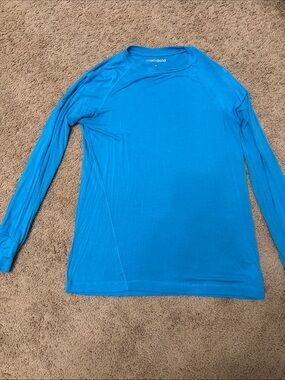 Mandala Under-scrub in Pacific Blue Long Sleeve Top
